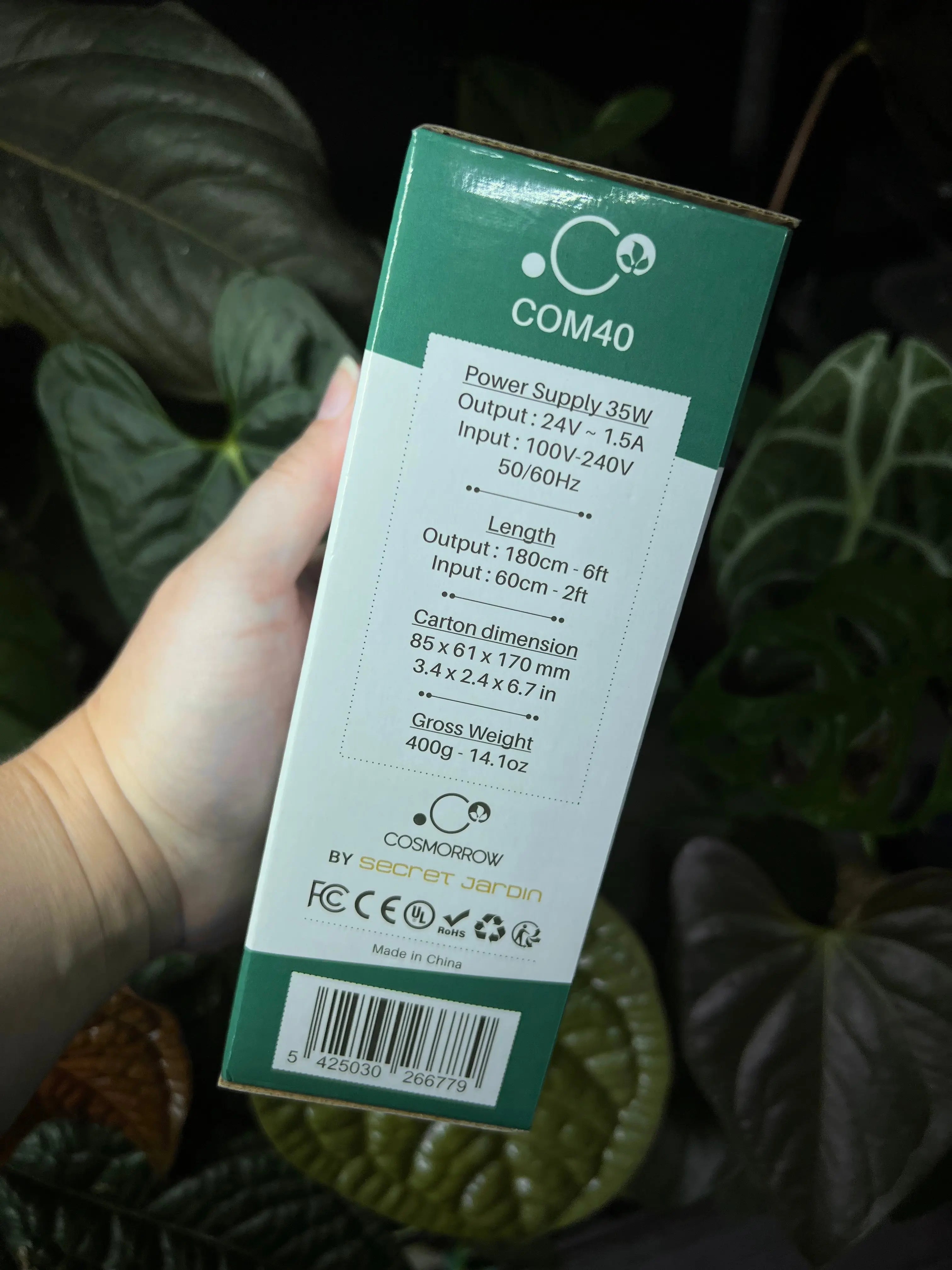 Cosmorrow Power Adapter Kit 1 x 40W - SMUKHI