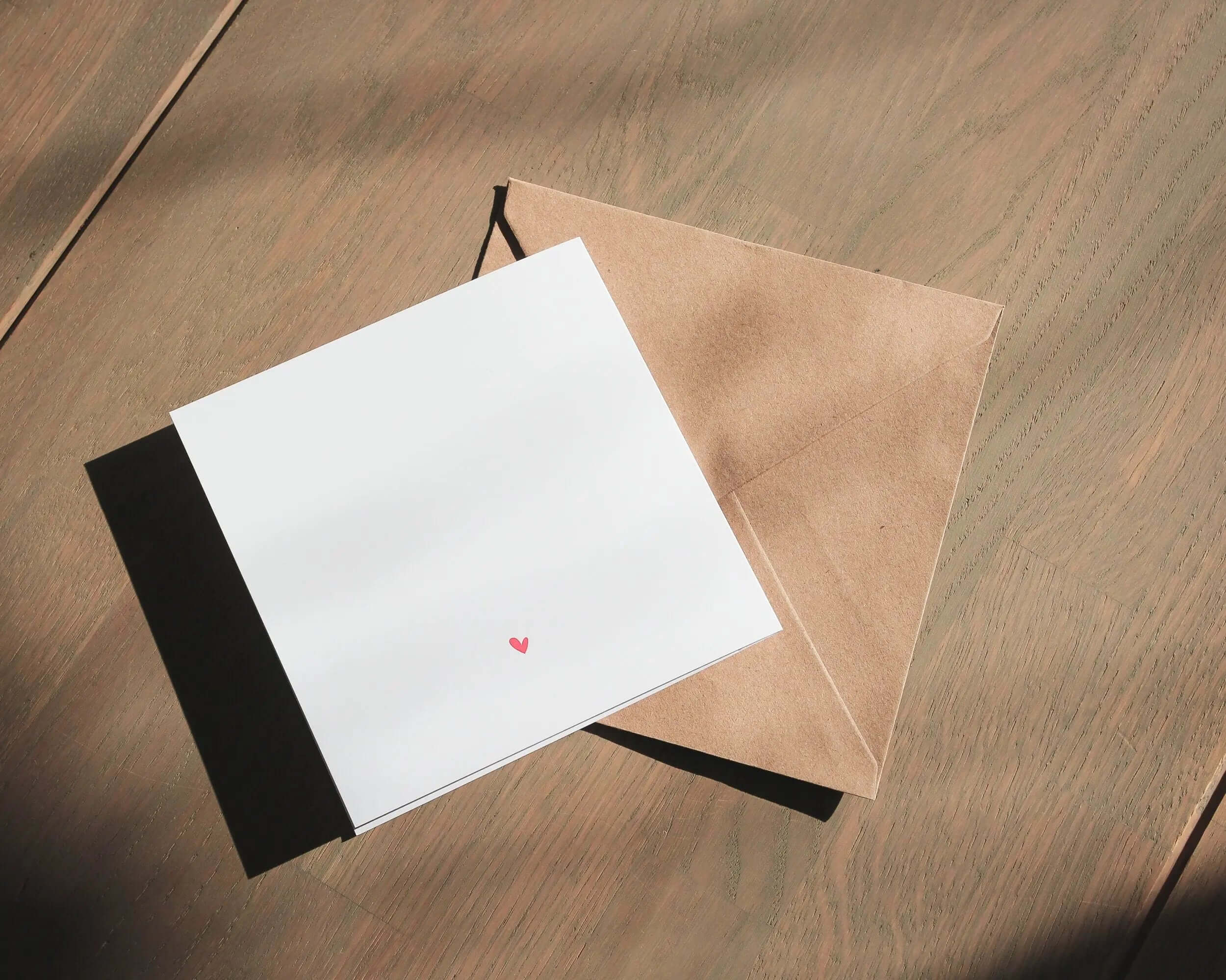 Greeting Card "Let's Make Glove" - 135 x 135 mm - SMUKHI