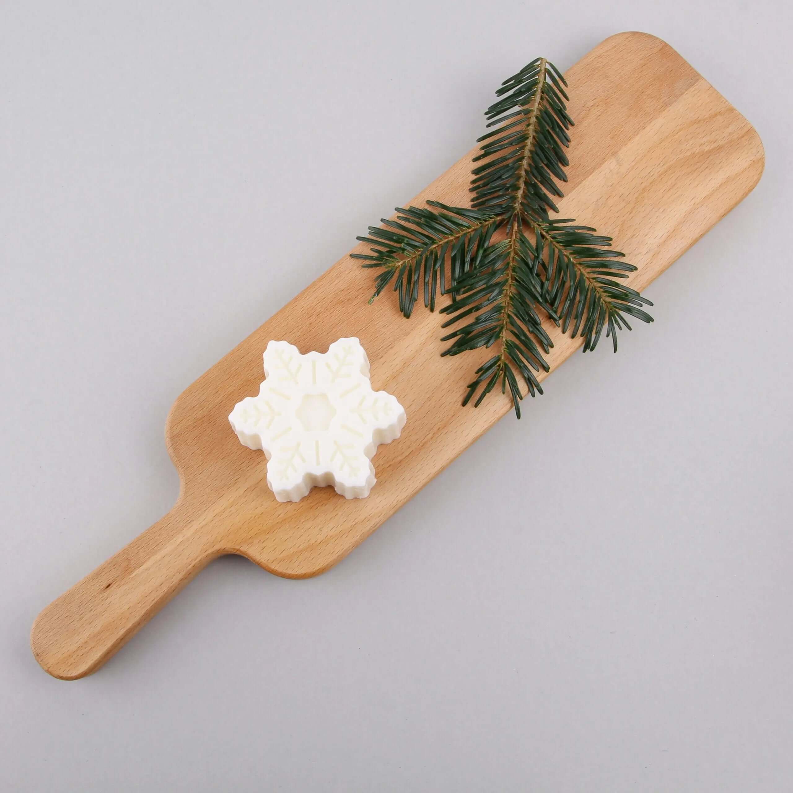 Knitted Soap - Snowflake - Apple Pie - SMUKHI