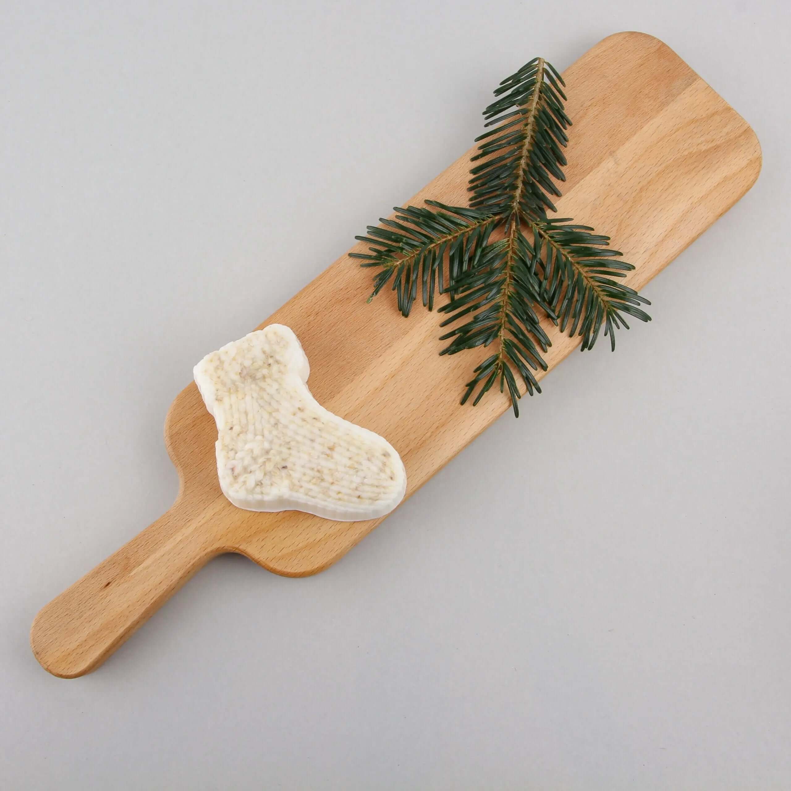 Knitted Soap - Sock - Honey & Oats - SMUKHI