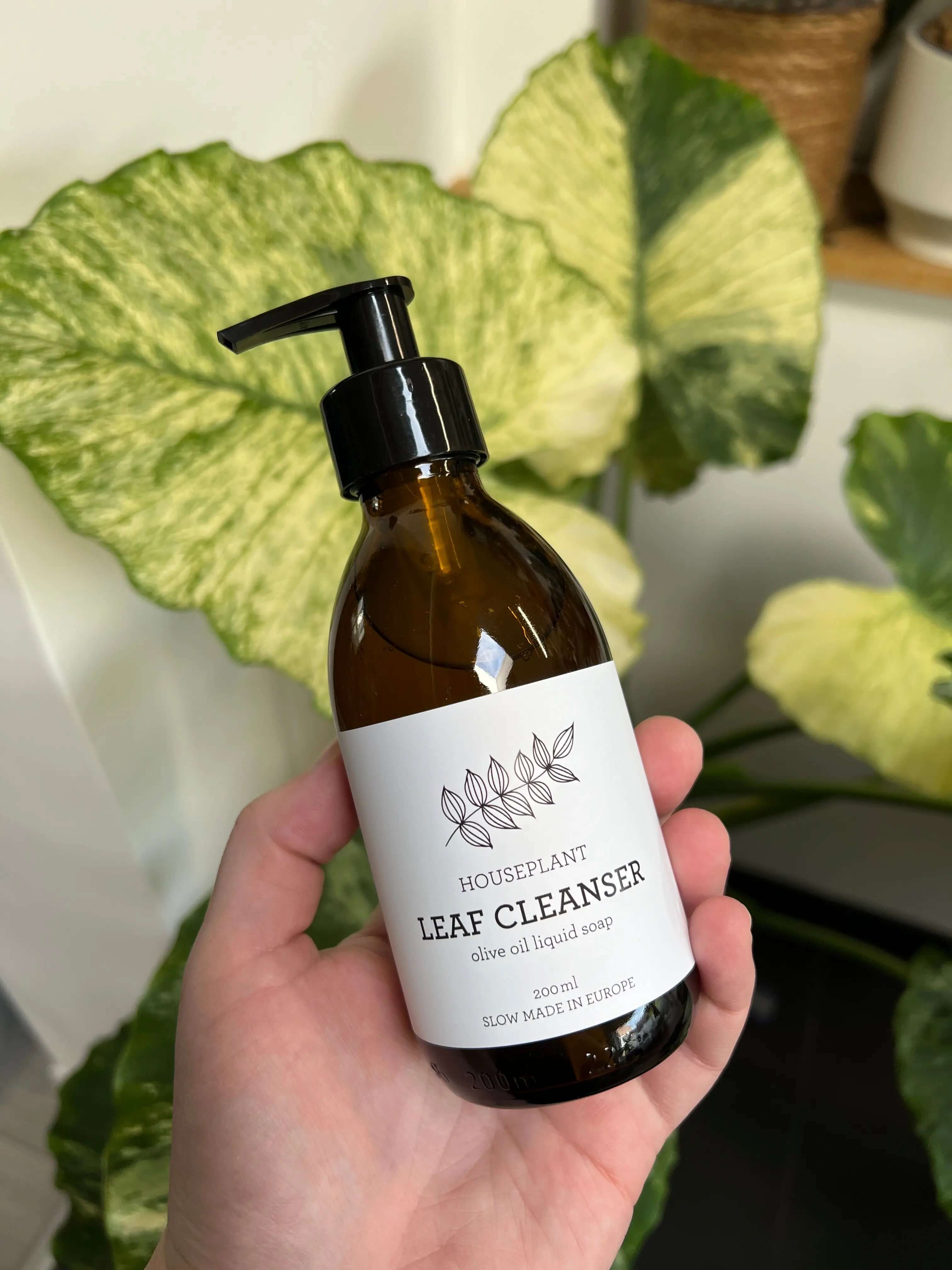 Leaf Cleanser - Olive Oil Liquid Soap For Plants - 200 ml - SMUKHI