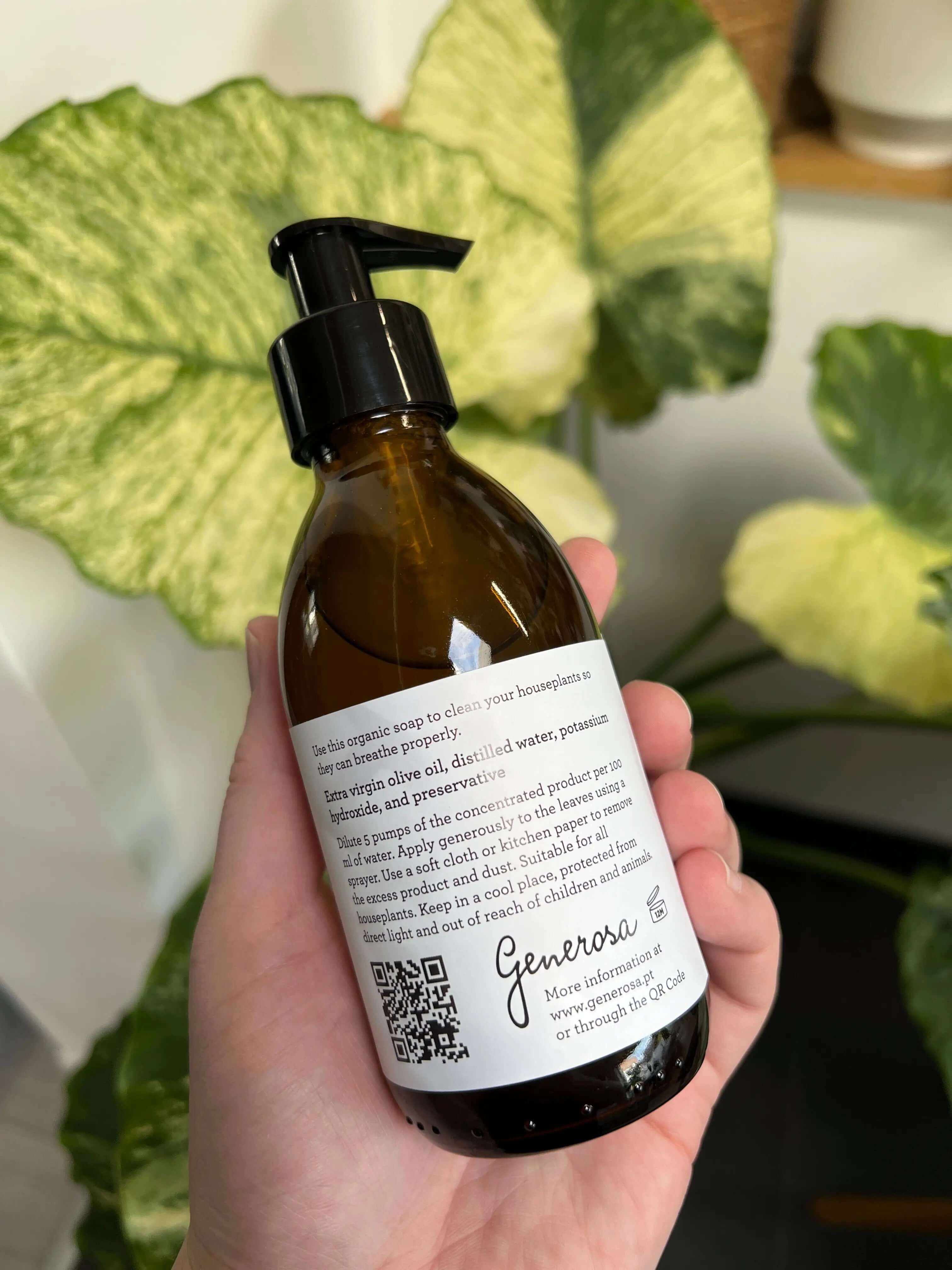 Leaf Cleanser - Olive Oil Liquid Soap For Plants - 200 ml - SMUKHI