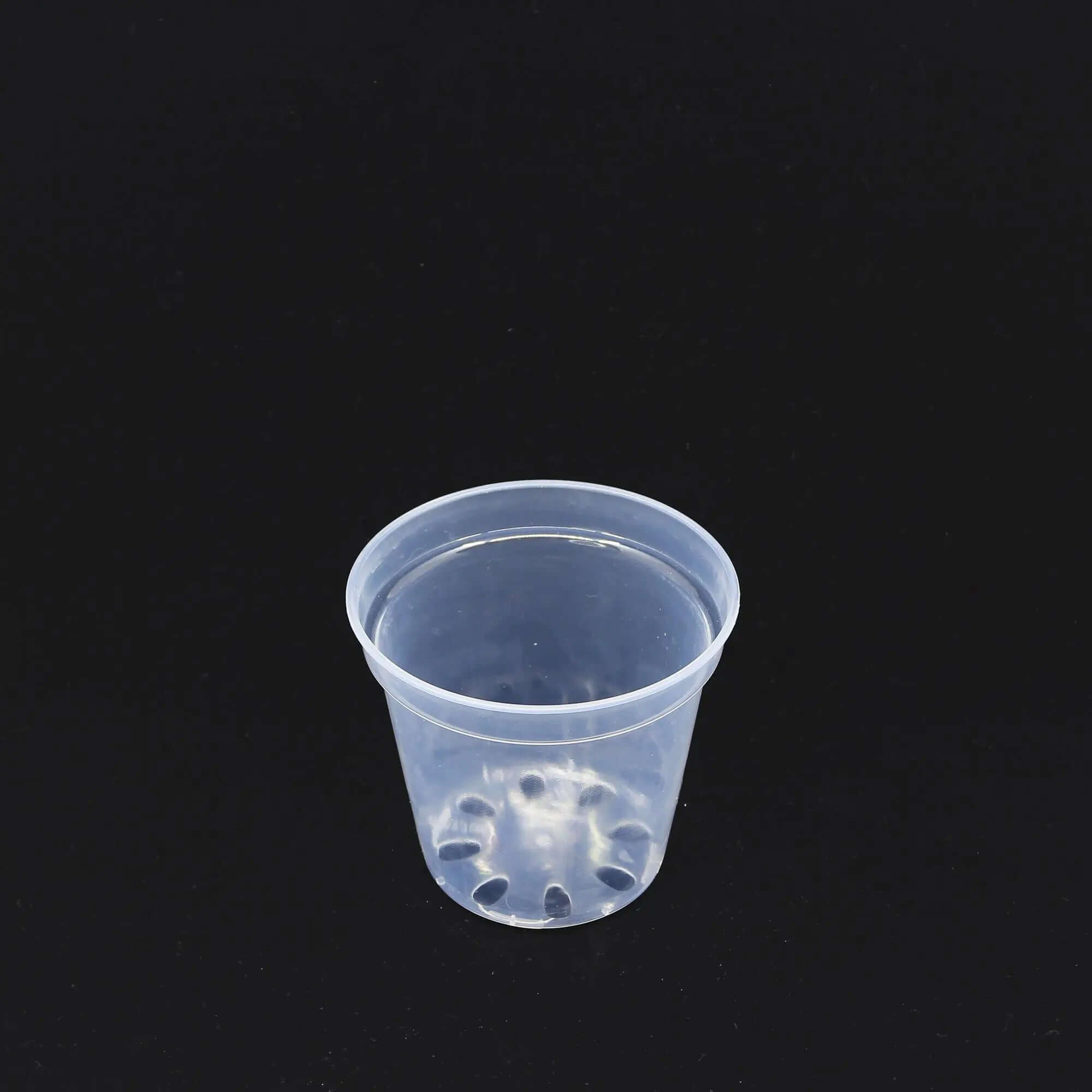 Plastic Plant Pots - Transparent - Round - SMUKHI