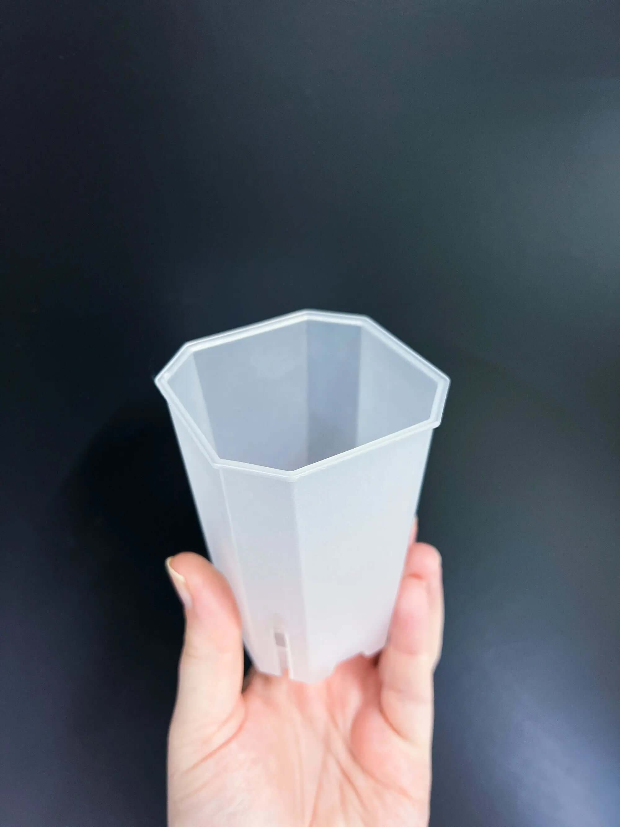 Square Aroid Pots - Semi-opaque Plastic - SMUKHI