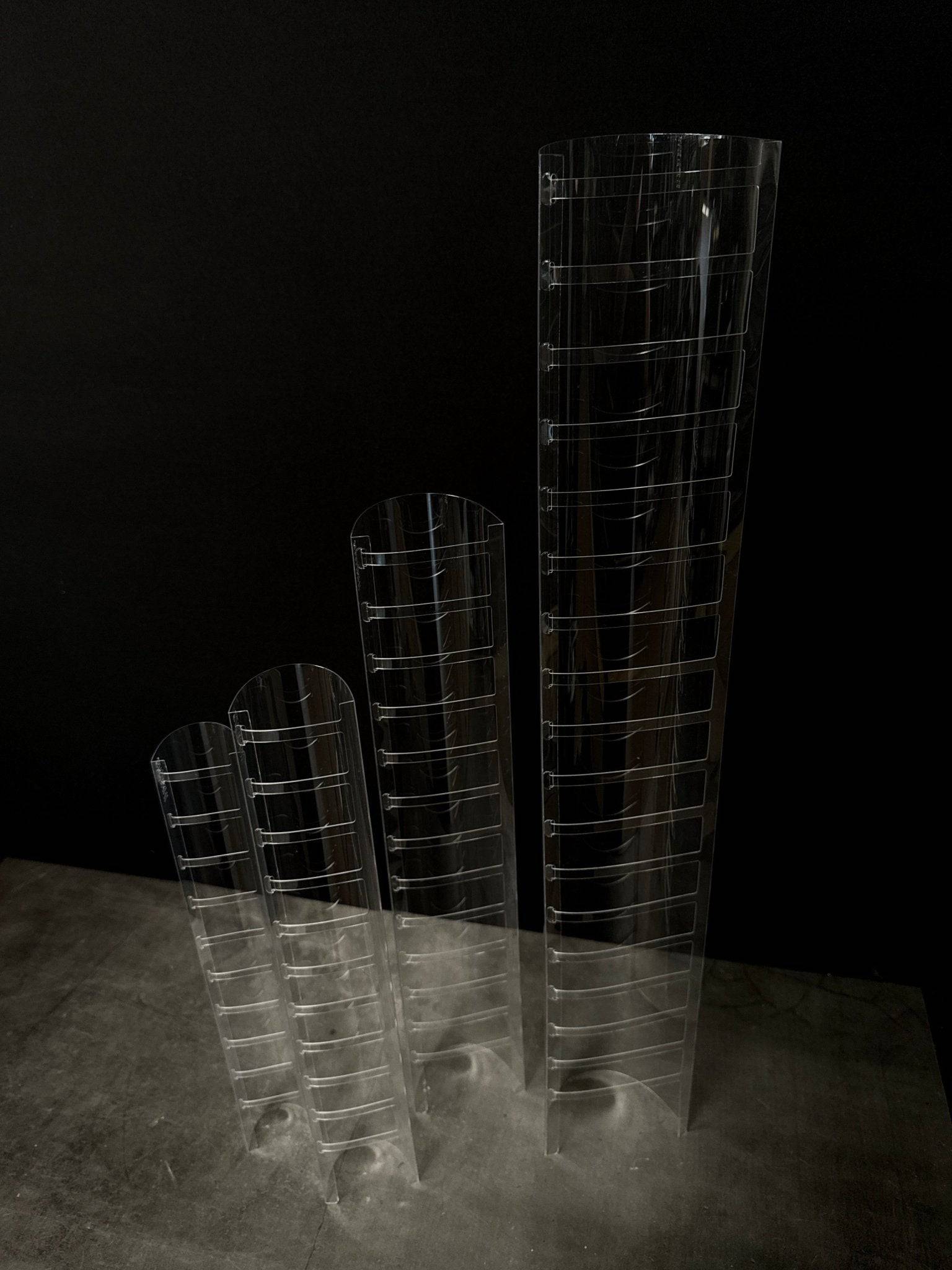 Clear Moss Pole "Lace" (Front Opening) - SMUKHI