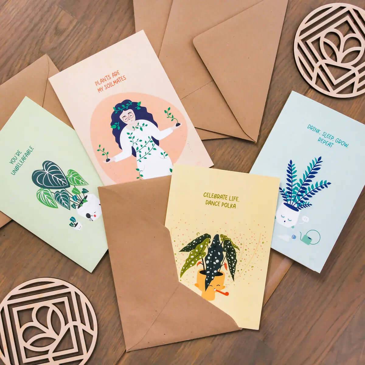 Greeting Card "Plant Life" - SMUKHI
