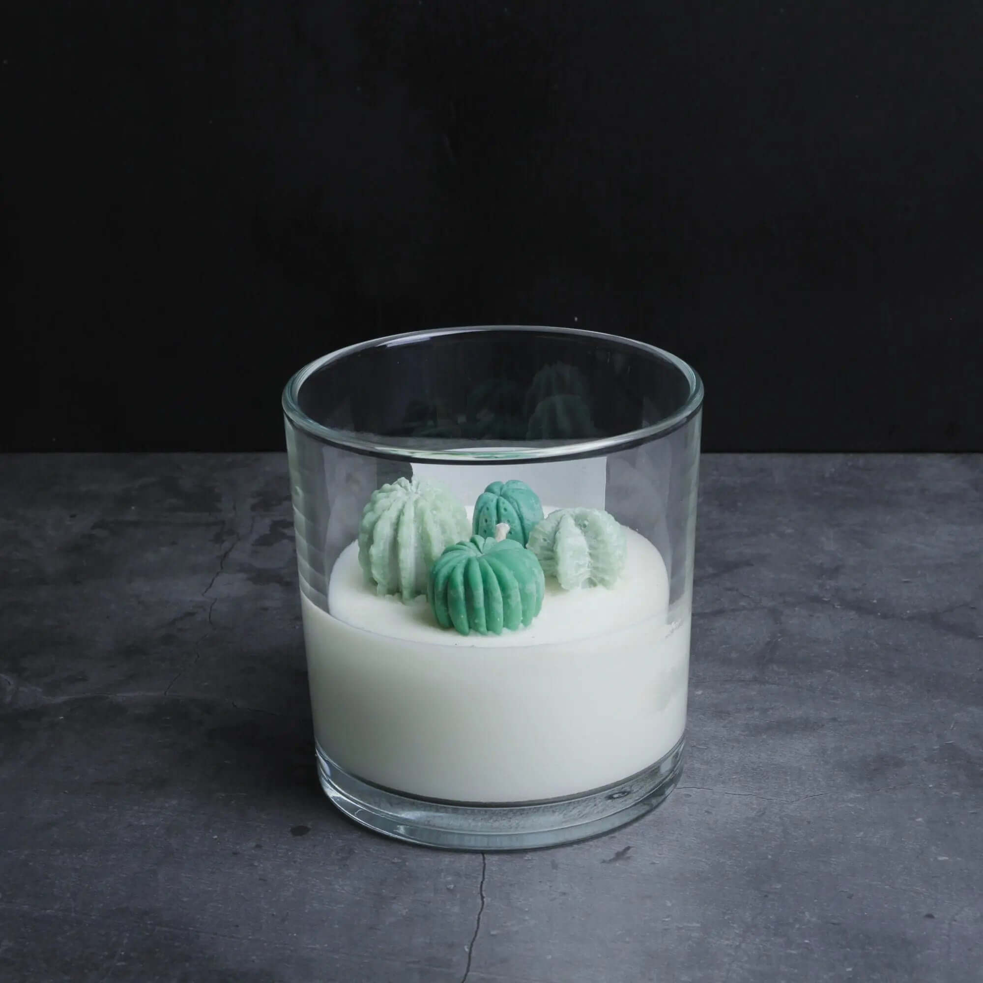 Cactus Terrarium Candle, Scented - Handmade - Soy Wax - SMUKHI