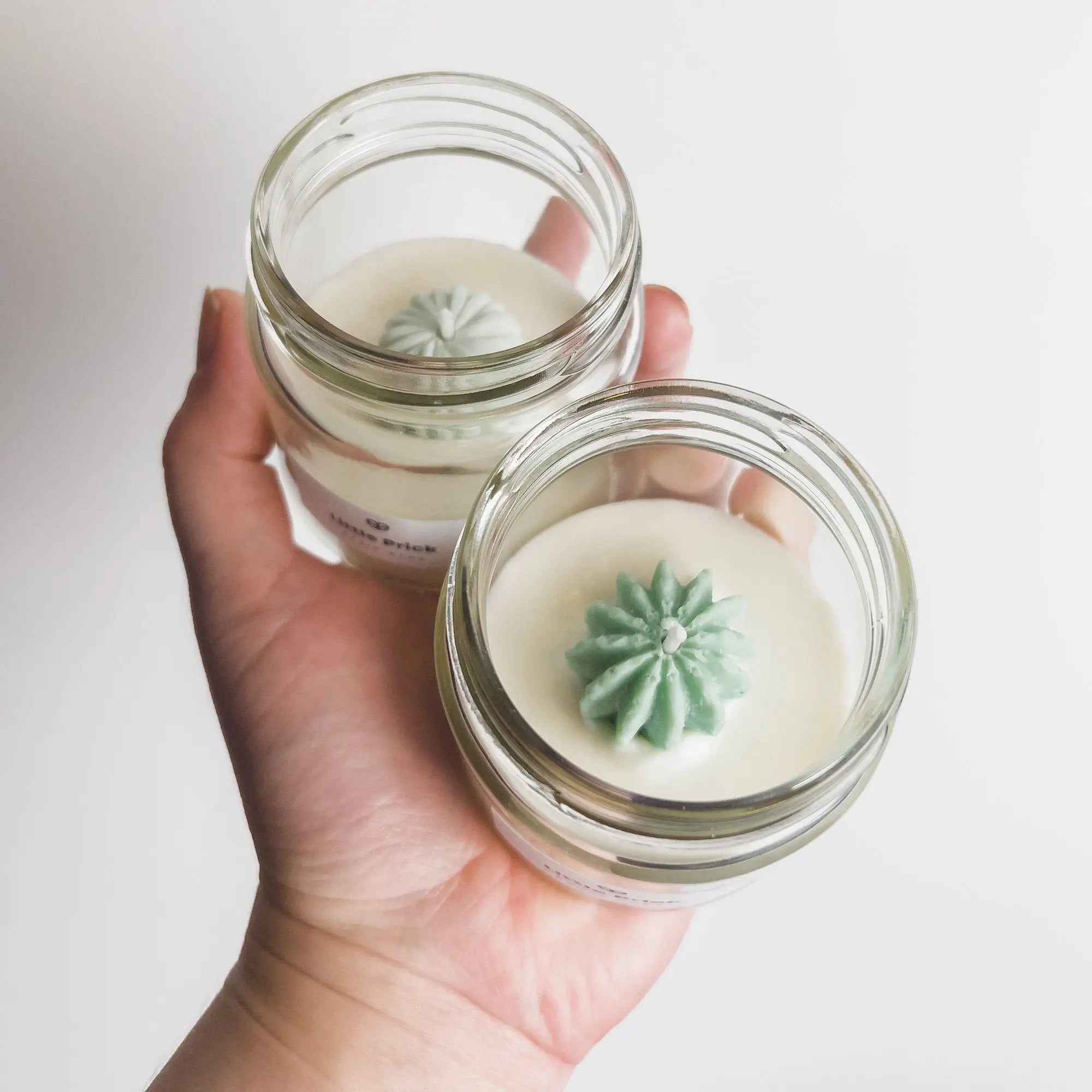 Mini Cactus Candle "Little Prick", Unscented - Handmade - Soy Wax - SMUKHI
