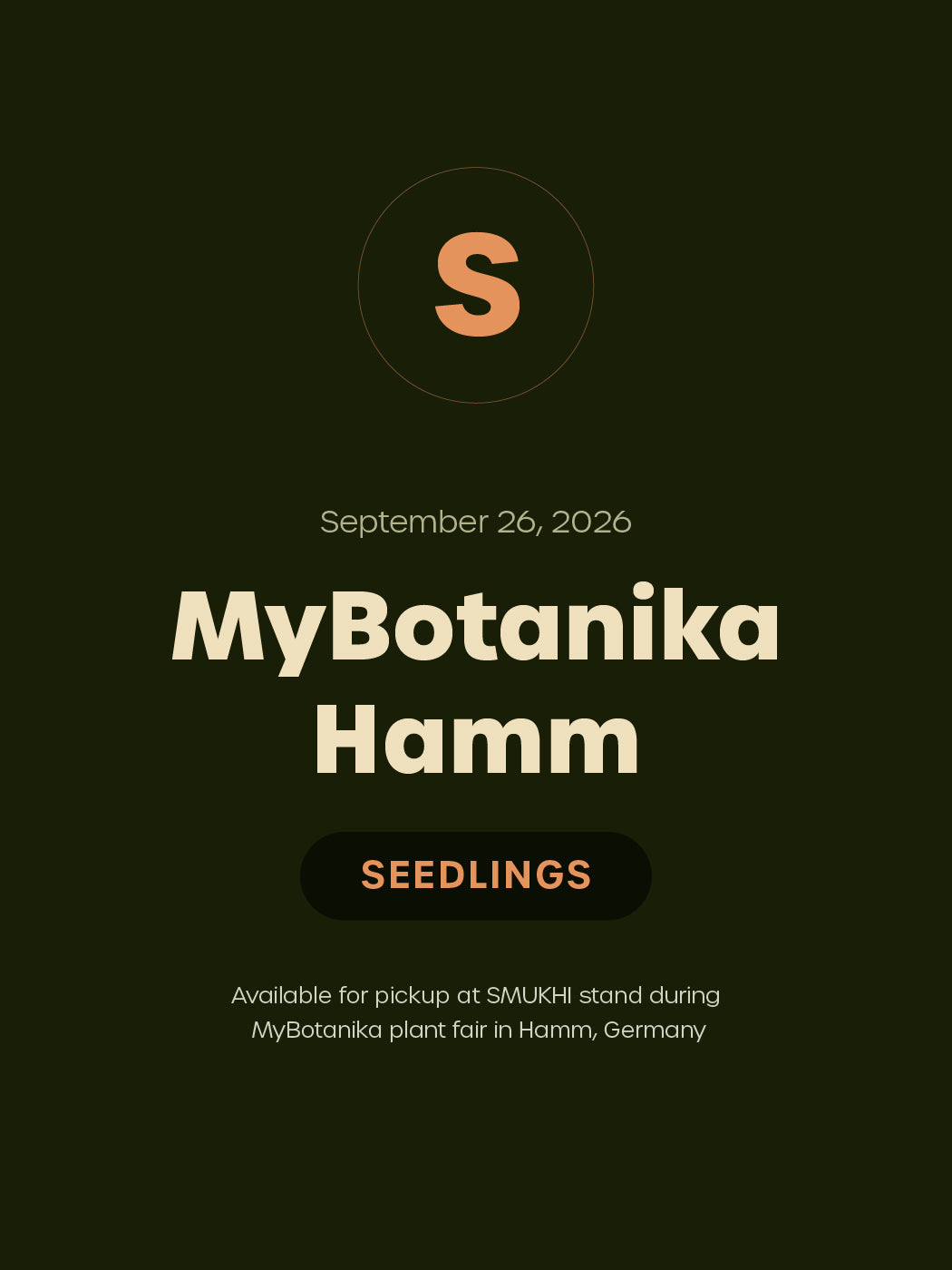 MyBotanika Hamm - Seedlings