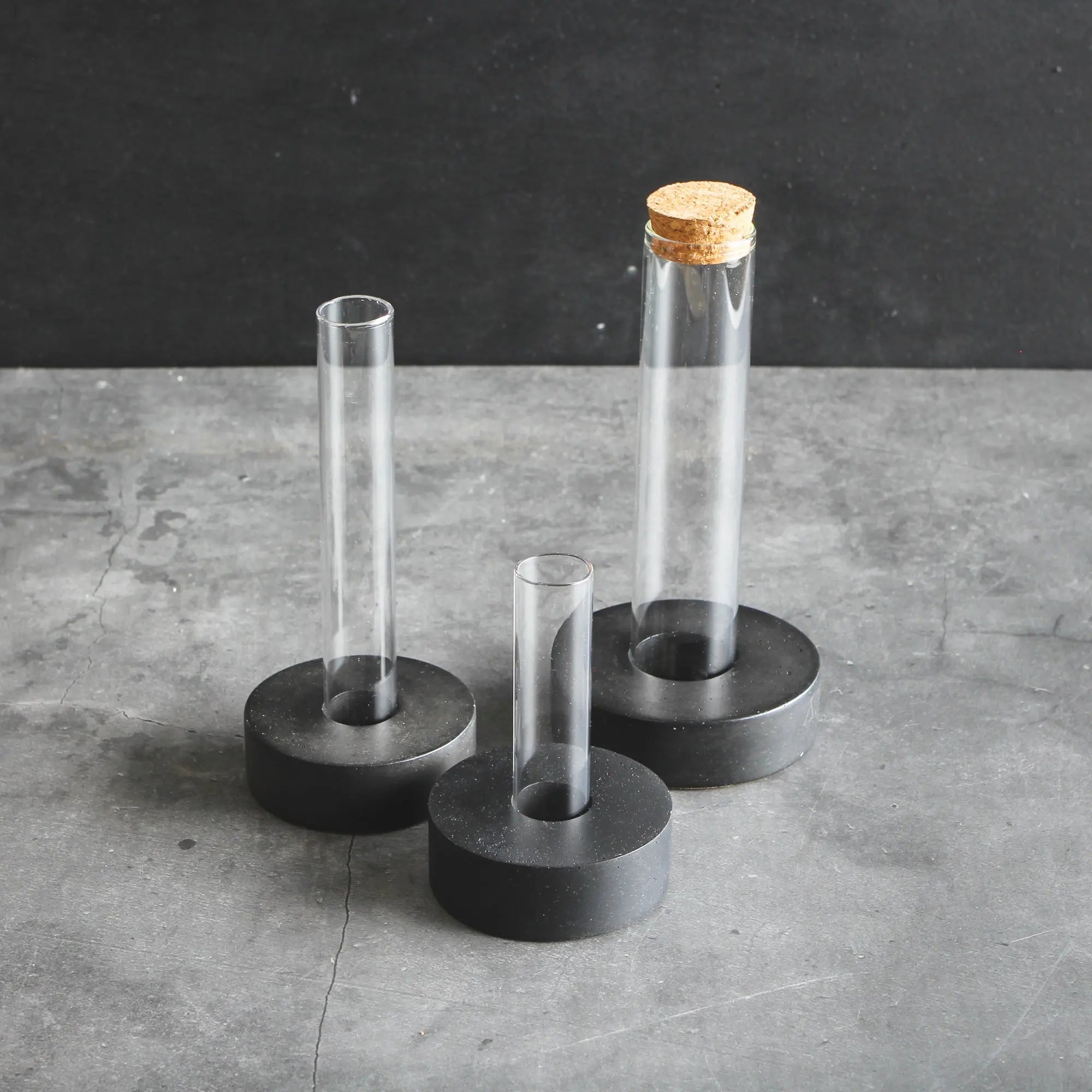 Glass Tube Stand "Donut" - Multiple Designs and Sizes - SMUKHI
