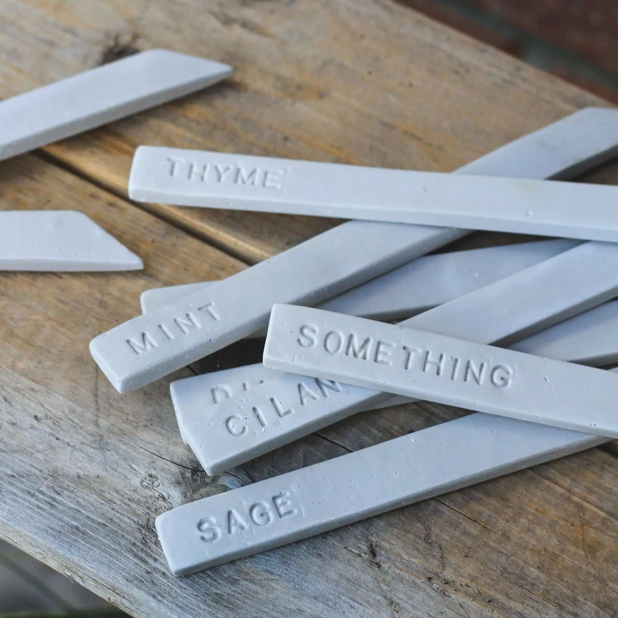 Handmade Herb Labels - Nude Gray - Polyresin - SMUKHI