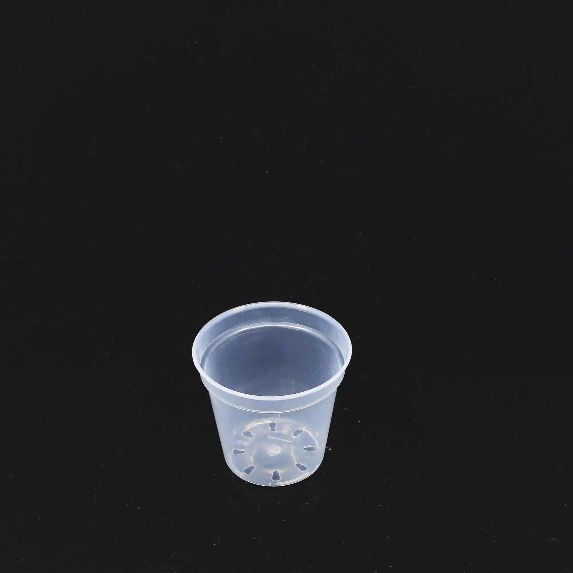 Plastic Plant Pots - Transparent - Round - SMUKHI