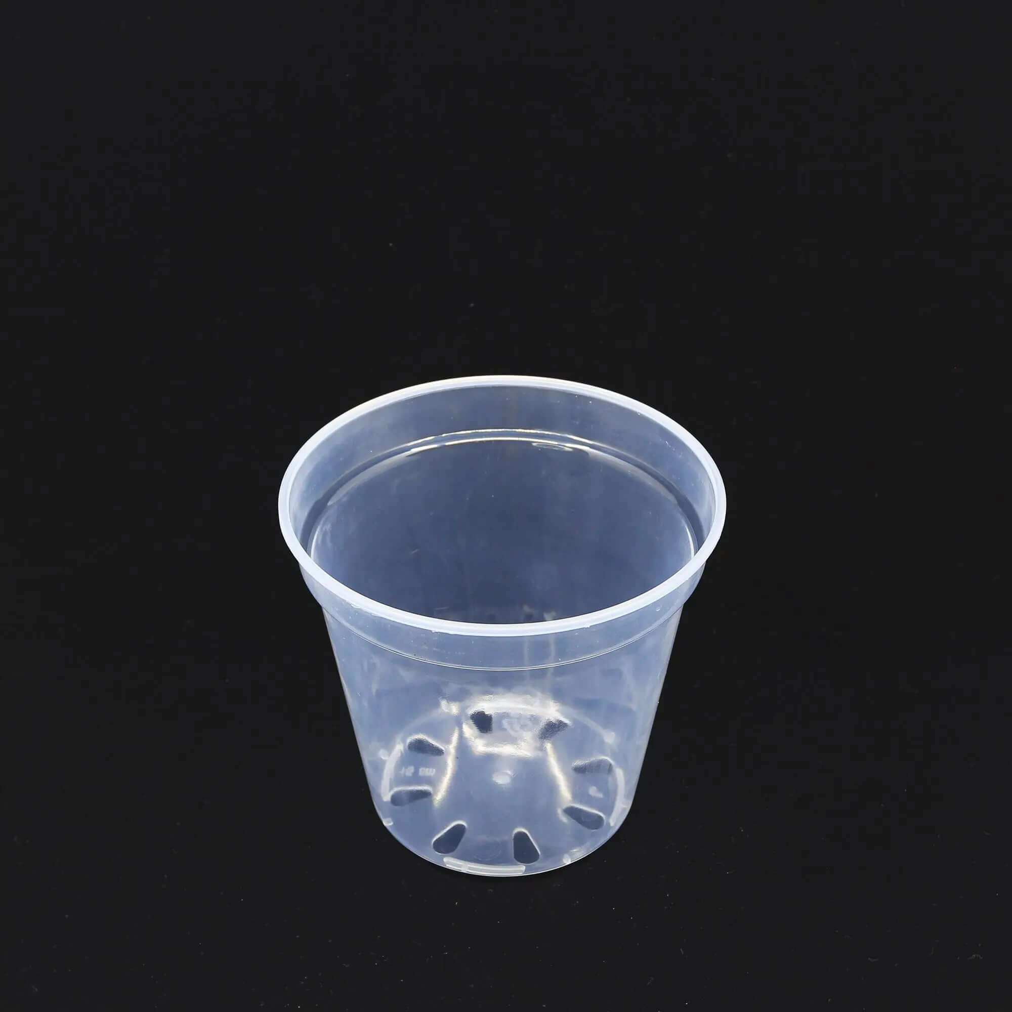 Plastic Plant Pots - Transparent - Round - SMUKHI