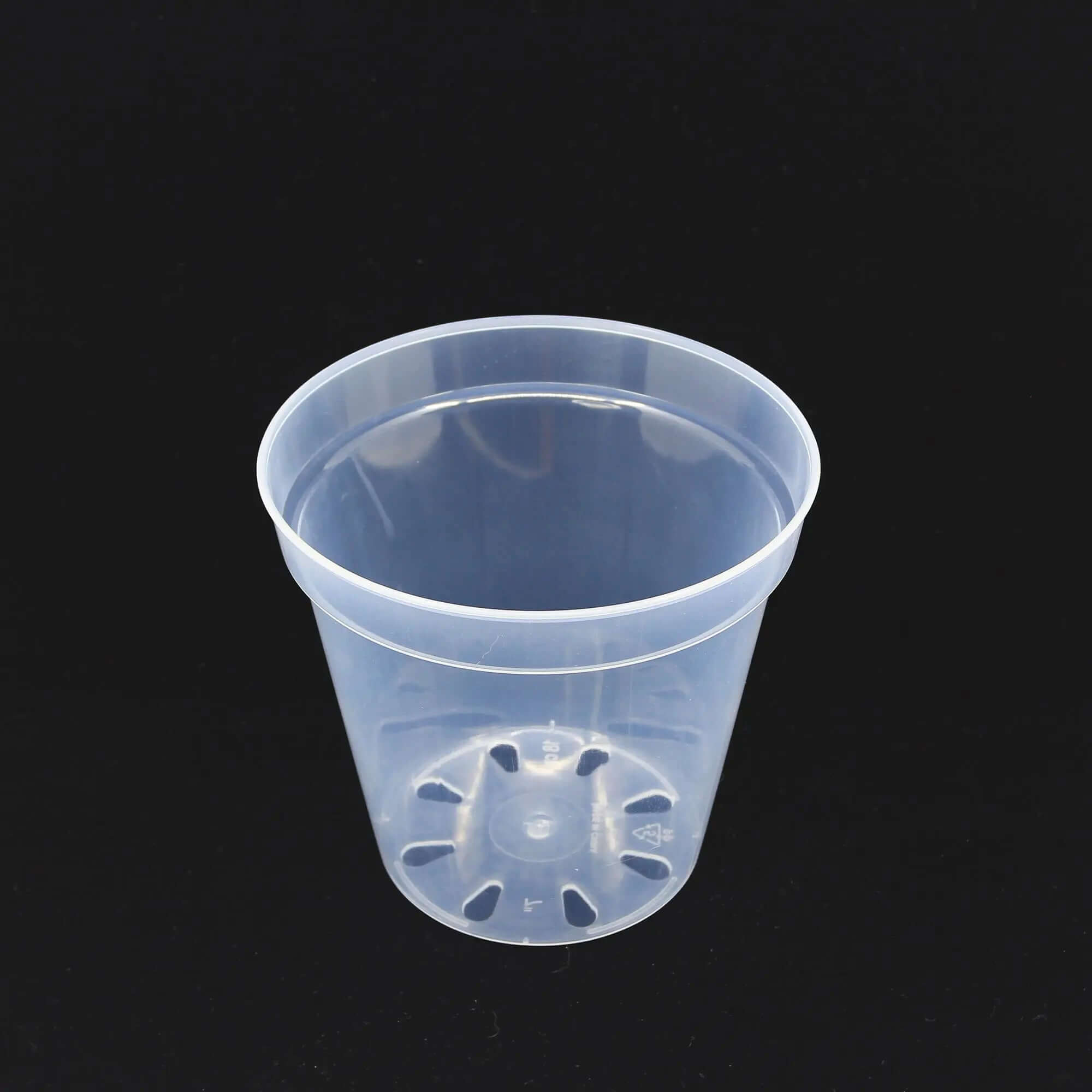 Plastic Plant Pots - Transparent - Round - SMUKHI