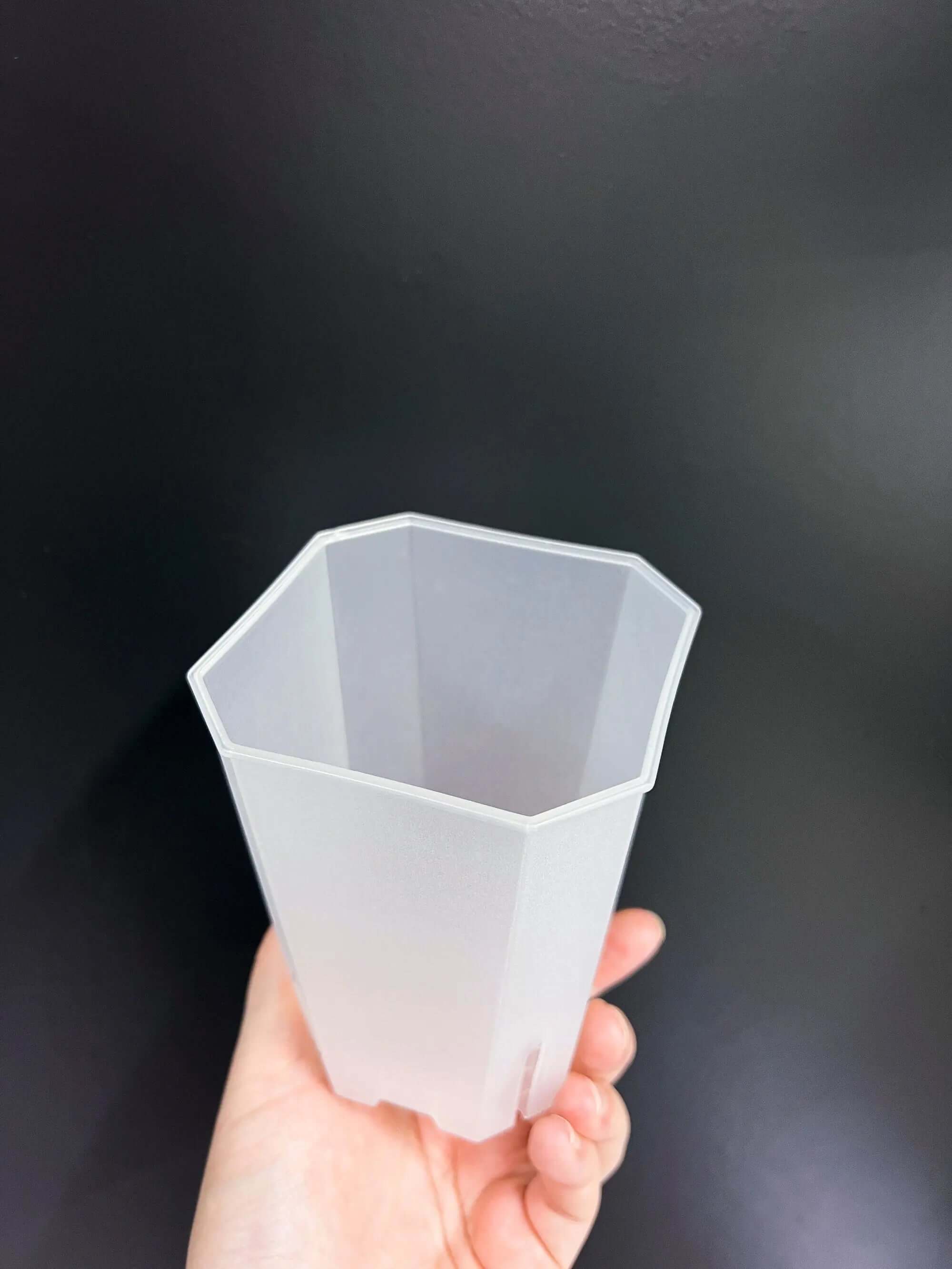 Square Aroid Pots - Semi-opaque Plastic - SMUKHI