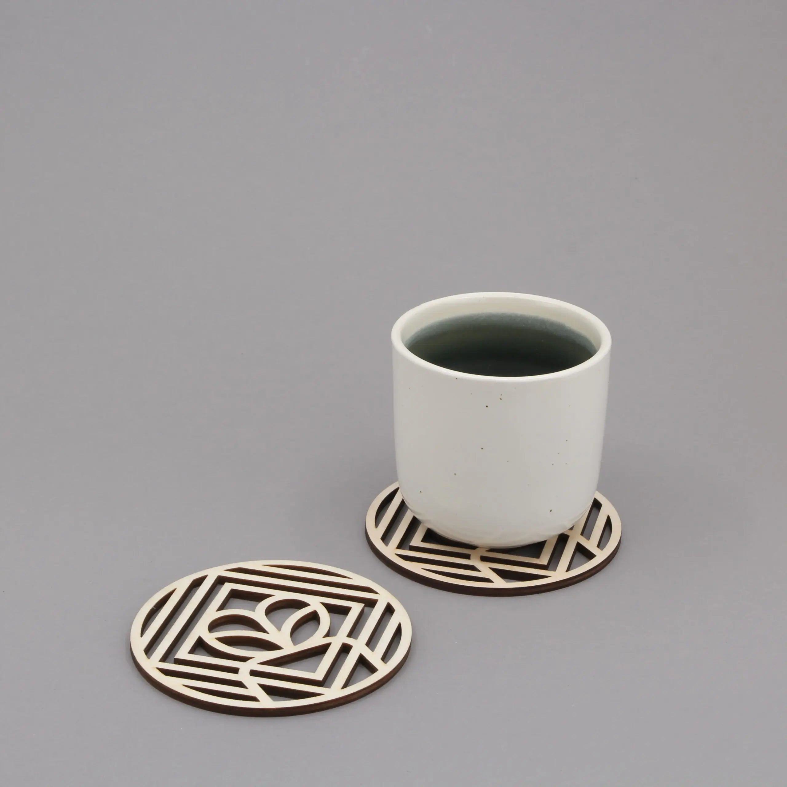 Wooden Cutout Design Coasters / Decor - SMUKHI