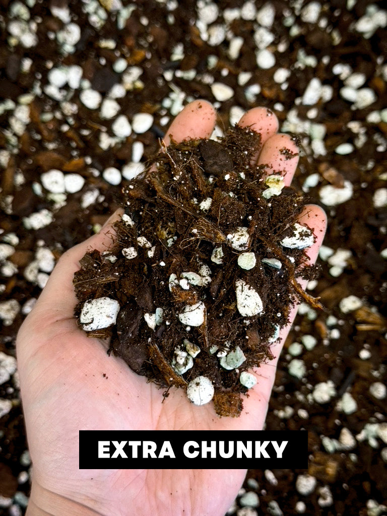 SMUKHI Aroid Organic Mix substrate for plants, featuring a fine tree fern blend in a 5L container.